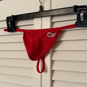 Cover Male Red Mesh G-String